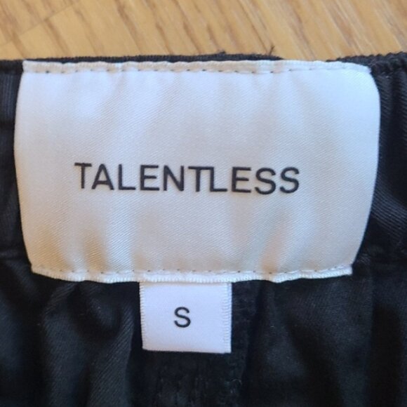 TALENTLESS WOMEN'S CARGO PANTS RELAXED OVERSIZED BAGGY UTILITY STRAIGHT LEG sz S - Picture 8 of 8